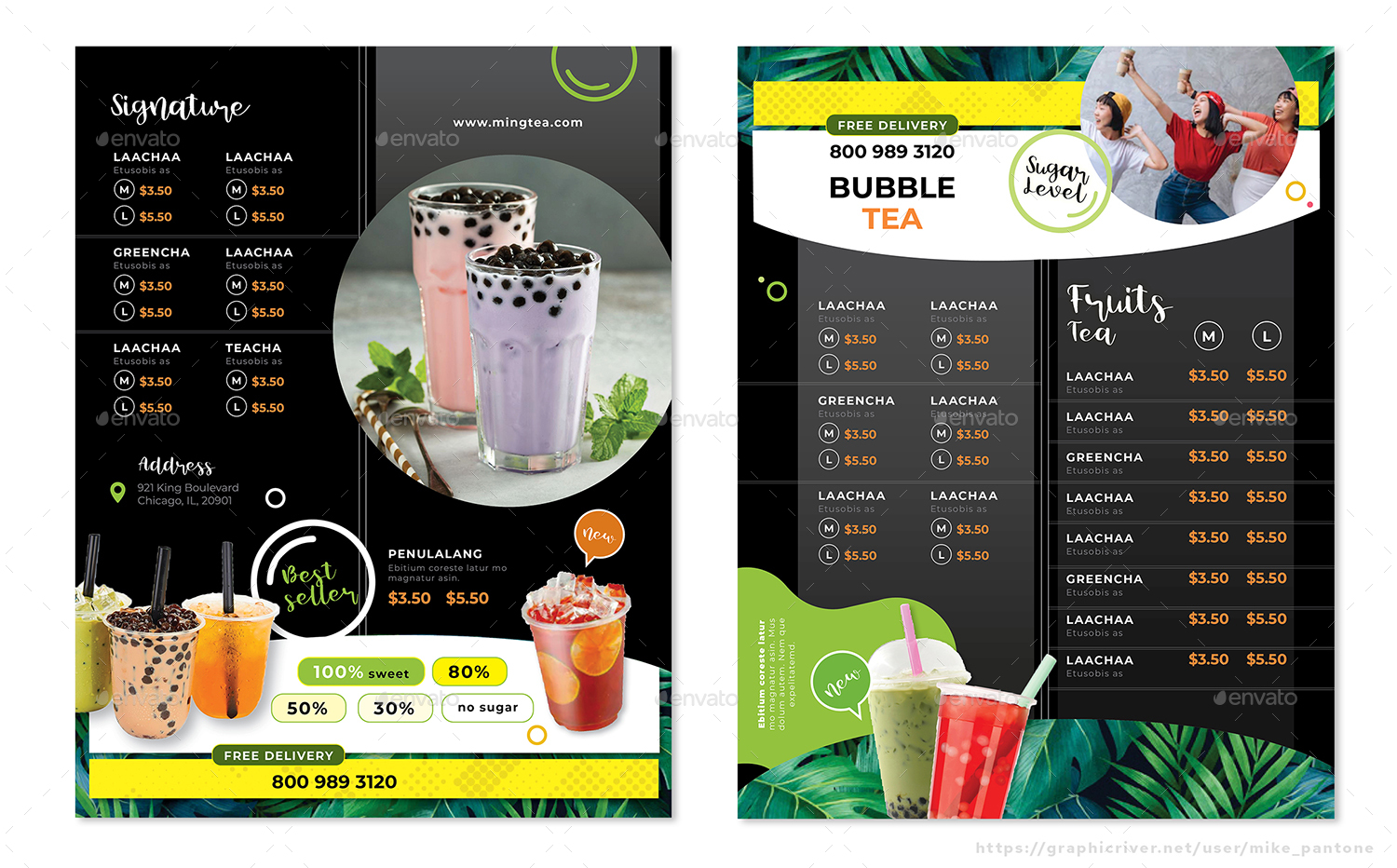 Bubble Tea Menu Bubble Milk Tea Menu Board Design Foo vrogue.co